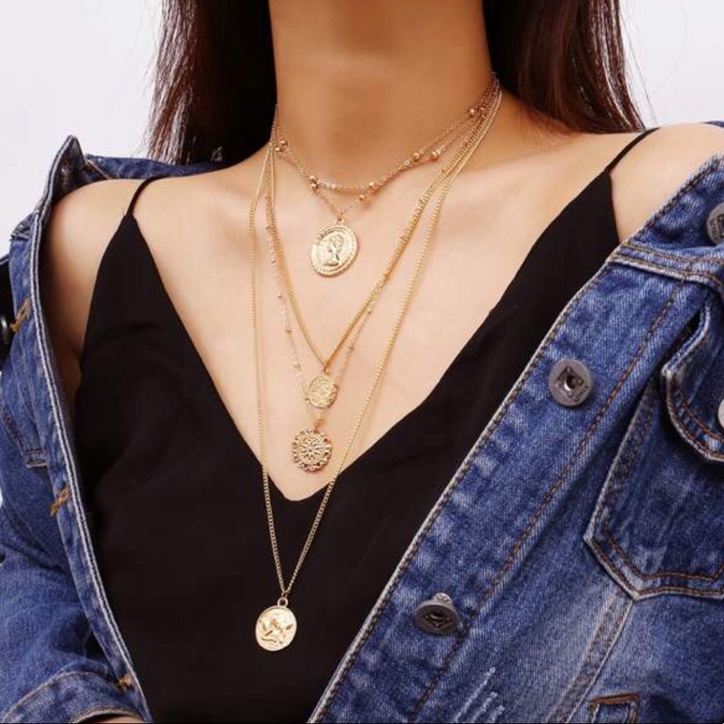 Layered Adjustable Necklace New